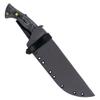 Condor Tool & Knife Plan A Knife - 1075 High-Carbon Steel Blade with Full-Tang Construction - Ergonomic Micarta Handle - Kydex with Leather Belt Loop Sheath - Ideal for Bushcraft, Camping & Survival view 2