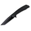 ABKT Tac Blue Shield Tanto Fixed-Blade Knife with Pocket Clip and Textured Handle view 1