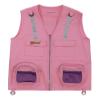 Eagle Eye Explorer Multi-Piece Set Cargo Vest with Reflective Safety Straps, 1 8x21 Magnification Binoculars and Safari Hat for Boys and Girls (Medium/Large, Pink Vest, Pink Hat, Pink Binoculars) view 2
