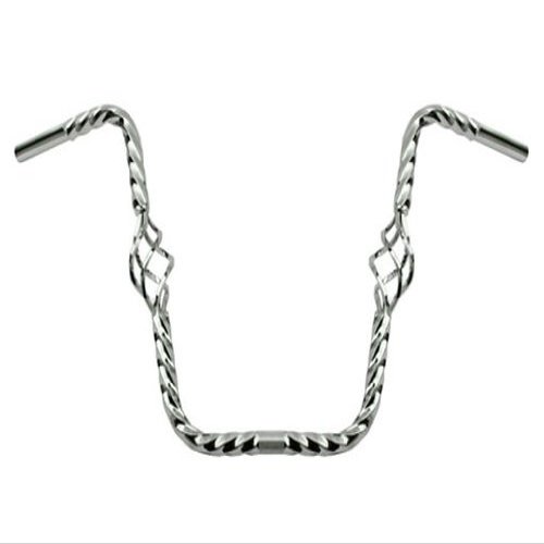 Alta Bicycle Bike Lowrider 16" Cage Square 25.4mm Twisted Bike Handle Bars, Multiple Colors (Chrome)