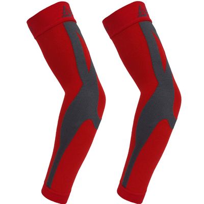 B-Driven Sports Enhanced Compression Sleeves - Arm Sleeves for Men & Women with Medical Grade Compression 20-30 mmHg for Basketball, Baseball, Football, Volleyball, Weightlifting, Golf, Running - Pair