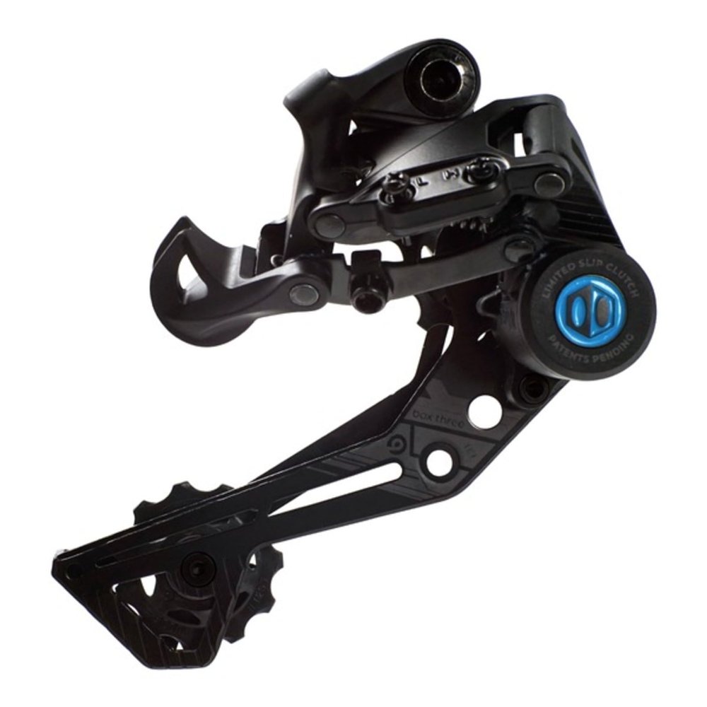 Box Three Prime 9 X-Wide Rear Derailleur Bicycles MTB Hanger Non-Direct Mount for Mountain Bike, Cycling Finished Matte Onyx Sealed Bearing Pulleys | Black