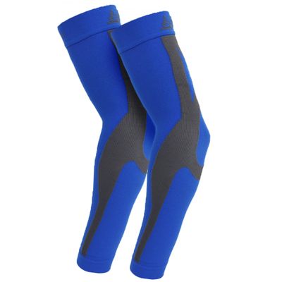 B-Driven Sports - Graduated Compression Arm Sleeves, Medical Grade 20-30mmHg for Men Women, Baseball, Basketball, Volleyball, Weightlifting, Athletic Lymphedema Circulation - Blue & Medium (1 Pair)