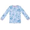 Asher and Olivia Boy Pajamas Clothes Pjs Set Sleepers Baby Footless Sleepwear Size 9-12m Blue view 4