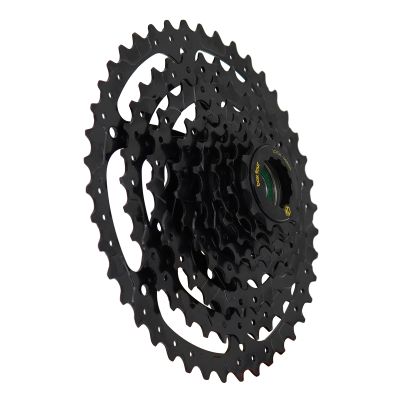 Box Four 8 Speed Bike Cassette 11-42T Black Fits Standard HG Hubs 9/10/11 Speed Cassette for Mountain Bike, Lightweight Bicycle MTB Cassettes, Compatible Bike Cassettes