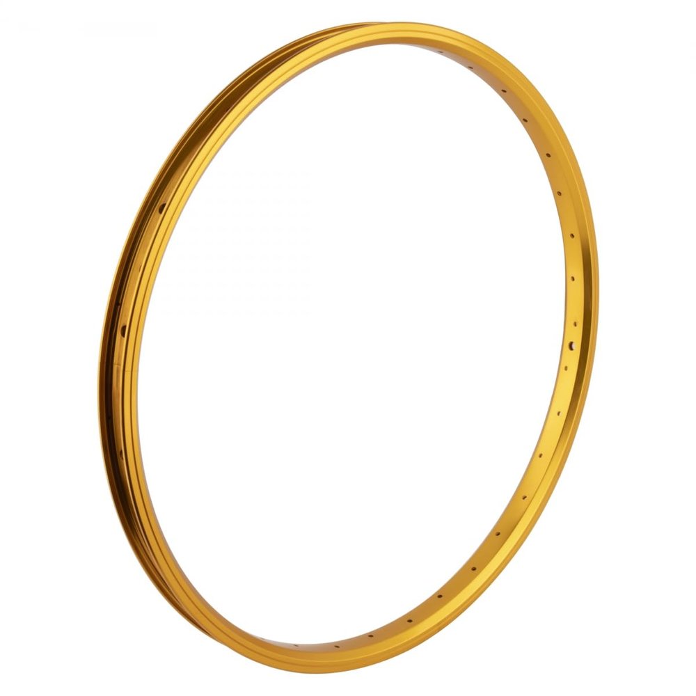 SE BIKES J24SG Bicycle Rim - 24 507 x 24 (507) 36H - Gold - J24SG