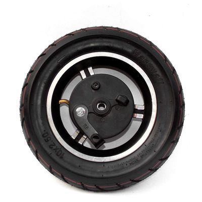 10 Inch Wheel With Brake 10x2.50 Inflated Wheel With Inner Tube And Expansion Brake 180 CM Brake Cable For Scooter Rear Wheel (wheel only)