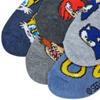 Sonic The Hedgehog Boys 5 Pack No Show Socks view 2