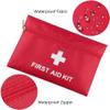 AOUTACC 12 Pack First Aid Empty Bag, Travel Empty First Aid Kit Pouch for Emergency at Home, Office, Car, Outdoors, Boat, Camping, Hiking(Bag Only) view 2