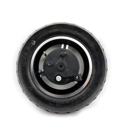 10 Inch CST Scooter Wheel With Drum Brake 10x2.5 Pneumatic Wheel Use CST Tire And Tube 1.8m Brake Cable 90mm Axle And Crowbar (wheel only)