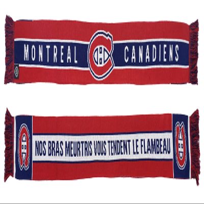 RUFFNECK NHL Home Team Jersey Scarf -Montreal Canadiens