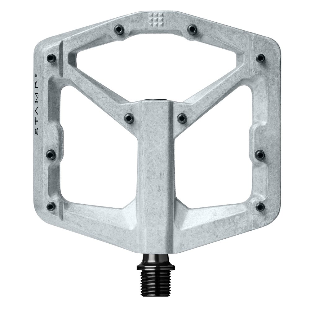 Crankbrothers MTB Pedals Stamp 2 Large Raw and Silver
