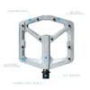 Crankbrothers MTB Pedals Stamp 2 Large Raw and Silver view 3