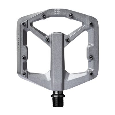 Crankbrothers Stamp 3,Magnesium MTB Bike Pedal, Charcoal Grey, Small
