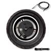 10 Inch Wheel With Brake 10x2.50 Inflated Wheel With Inner Tube And Expansion Brake 180 CM Brake Cable For Scooter Rear Wheel (wheel axle cable120) view 1