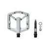 Crankbrothers MTB Pedals Stamp 2 Small Raw and Silver view 4