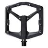 Crankbrothers Stamp 3 Large Mountain Bike Pedals - Black - MTB Enduro Trail BMX Optimized Platform - Flat Pair of Bicycle Mountain Bike Pedals view 1