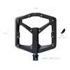 Crankbrothers Stamp 3 Large Mountain Bike Pedals - Black - MTB Enduro Trail BMX Optimized Platform - Flat Pair of Bicycle Mountain Bike Pedals view 2