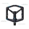 Crankbrothers Stamp 3 Large Mountain Bike Pedals - Black - MTB Enduro Trail BMX Optimized Platform - Flat Pair of Bicycle Mountain Bike Pedals view 3