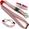 NHL Detroit Red Wings Sparkle Girls Lanyard, Elastic Headband and Bracelet Gift Bundle view 1