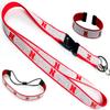 NCAA Nebraska Cornhuskers Sparkle Girls Lanyard, Elastic Headband and Bracelet Gift Bundle view 1