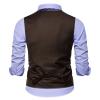 DONGD Mens Formal Suit Vest Business Dress Vest for Suit or Tuxedo view 3