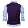 DONGD Mens Formal Suit Vest Business Dress Vest for Suit or Tuxedo view 3