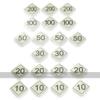 Set of 20 Bar Billiards Table Numbers (Plastic Diamond Shaped for Tables with 1 x 30 and 2 x 10 Holes) view 1