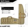 AUMTISC Tactical Soft Gun Case, Carrying Range Bag for Scoped, Khaki 42 view 2