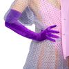 DooWay 23-inch Long Velvet Gloves Opera 60cm Long Stretchy Touchscreen Sensitive Purple Violet Lilac view 1