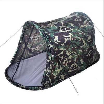 1-2 People Ultra Light Camouflage Camping Pop-up Tent, Waterproof Shade Tourist Tent