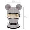 Baby Girls Boys Winter Hat Knitted Warm Fleece Lined Scarf Earflap Hood Scarves Skull Caps Ski Face Mask 2-6Y view 4