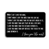 Jstud Engraved Wallet Inserts Card Thanksgiving Gifts Wallet Card Gifts for Men Women Husbands Wife Boyfriend Girfriend view 1
