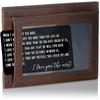 Jstud Engraved Wallet Inserts Card Thanksgiving Gifts Wallet Card Gifts for Men Women Husbands Wife Boyfriend Girfriend view 2