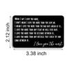 Jstud Engraved Wallet Inserts Card Thanksgiving Gifts Wallet Card Gifts for Men Women Husbands Wife Boyfriend Girfriend view 3