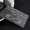 Jstud Engraved Wallet Inserts Card Birthday Gifts for Men Husband Boyfriend view 4