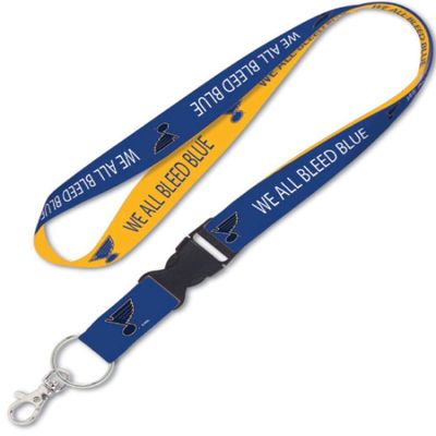 NHL St. Louis Blues Hockey 20 Inch Charcoal Lanyard with Detachable Buckle