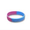 25 Pregnancy Loss Pink & Blue Silicone Awareness Bracelets - Medical Grade Silicone - Latex and Toxin Free (25 Bracelets) view 2