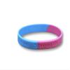 25 Pregnancy Loss Pink & Blue Silicone Awareness Bracelets - Medical Grade Silicone - Latex and Toxin Free (25 Bracelets) view 3