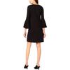 Alfani Womens Lasercut Sheath Dress, Black, 4 view 2