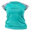 AKONA Women's Short Sleeve Rash Guard, Sun Shirt SPF50+, and Watersports Top. Snorkeling, Surfing, Paddling, Kayaking, Diving (Tiffany, SM) view 1