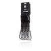 Black Diamond HotForge Quickpack 12cm | 6-Pack Sport Quickdraws | Keylock Top & Bent-Gate Rope End | Smooth Clipping for Sport Rock Climbing view 1
