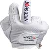 Nice Shot The Bird Golf Glove in White Cabretta Leather Men's Right Hand - XXLarge view 1
