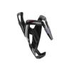 Elite Custom Race Plus Bottle Cage Black Glossy White Graphic  Enhanced Self-Adjusting Bike Bottle Holder with Superior Grip  Lightweight Fibre-Reinforced  for Road Bike, MTB & Gravel Cycling view 1