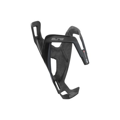 Elite Vico Carbon Bottle Cage Matte Black with Black Graphic Ultra-Lightweight Italian Carbon Fiber