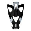 Elite Vico Carbon Bottle Cage  Matte Black with White Graphic  Ultra-Lightweight Italian Carbon Fiber view 2