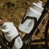 Elite Vico Carbon Bottle Cage  Glossy Black with White Graphic  Ultra-Lightweight Italian Carbon Fiber view 4