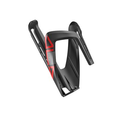 Elite ALA Bottle Cage  Black with Red Graphic Lightweight Bike Water Bottle Holder