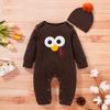Detigee Baby Boy Thanksgiving Outfit Boy First Thanksgiving Clothes Baby Turkey Outfit (Brown,3-6 Months) view 2