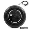 8 Inch Solid Wheel With Drum Brake 200x50 Non-pneumatic Wheel With Mechanical Brake Scooter Run Stability Control Run-flat Tire (solid wheel axle cable180) view 1